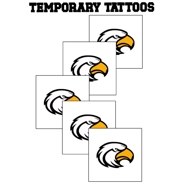 Chesnee Eagles Temporary Tattoos