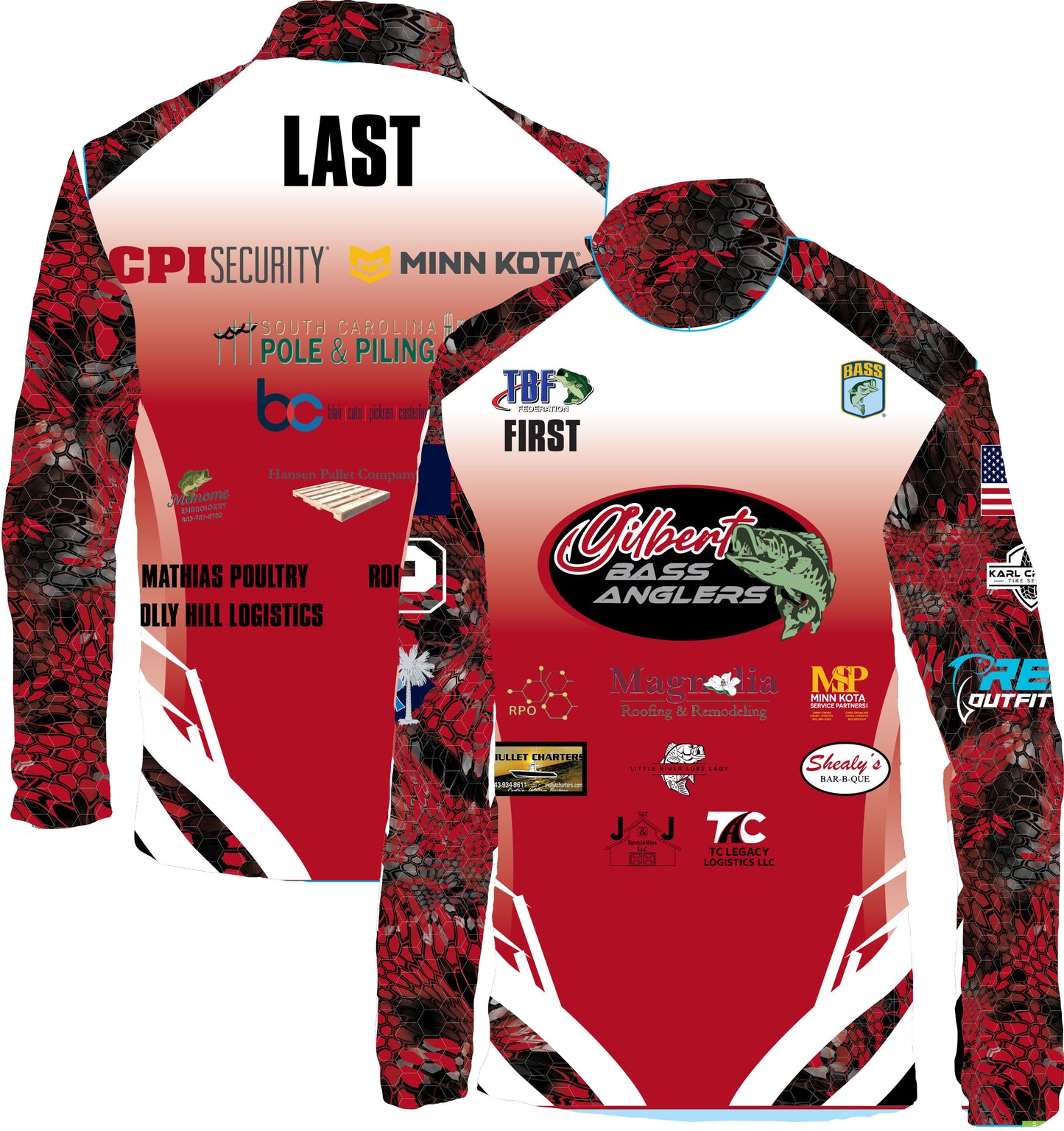 Gilbert Fishing Hooded Replica Jersey