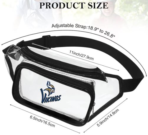 Vikings Clear Fanny Pack