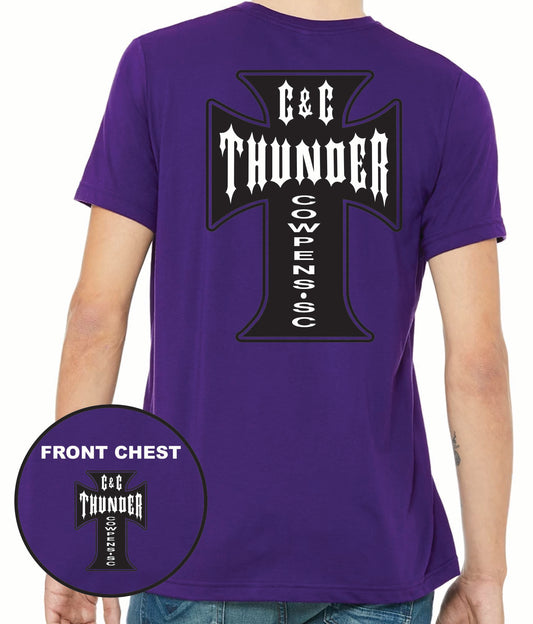 C&C Thunder Cross Logo Tee