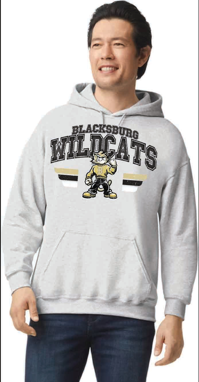 Vintage Wildcats Cotton Hoodie