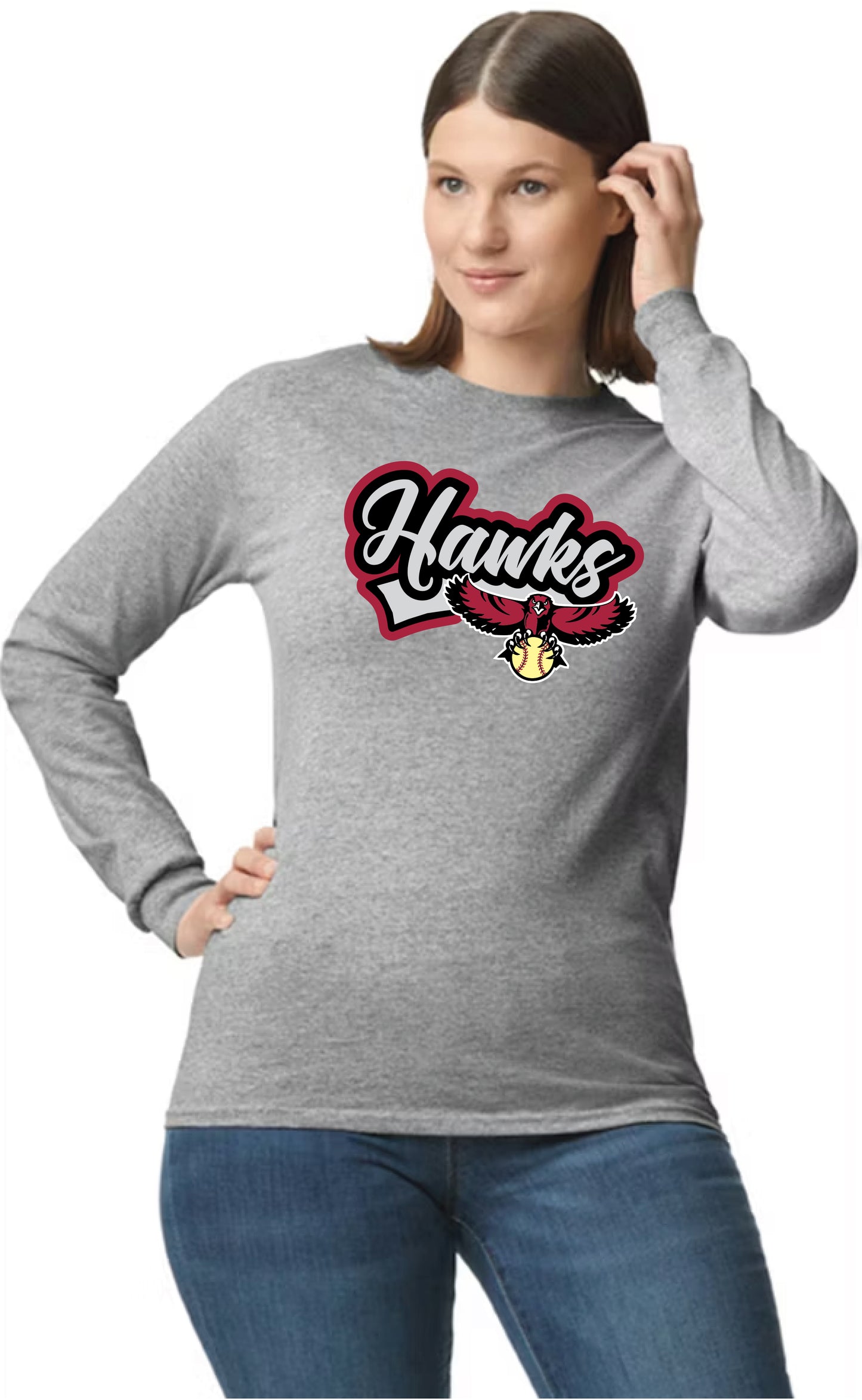 Hawks Long Sleeve Tees
