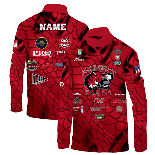 Blue Ridge Fishing Replica Quarter Zip Jersey