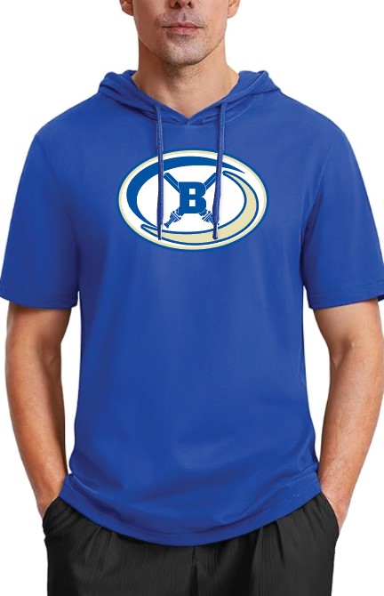 Royal Short Sleeve Performance Hoodie